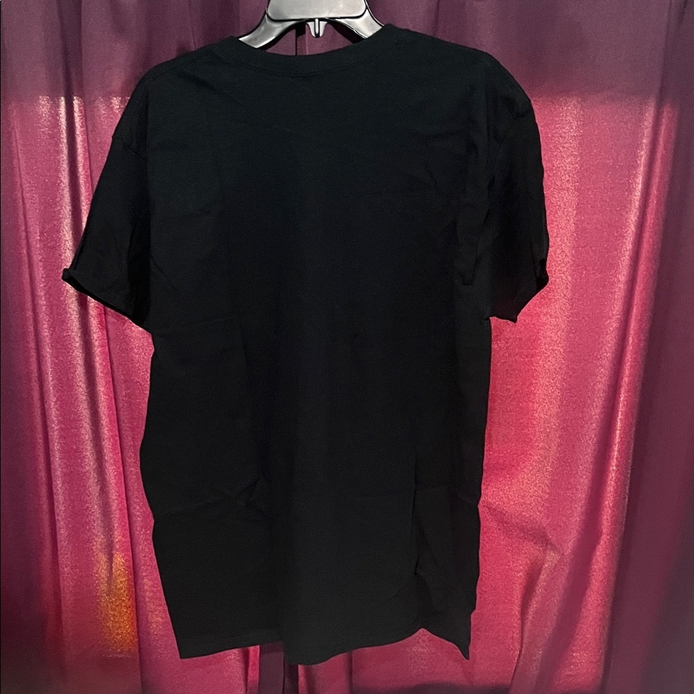 Black Nursing T-Shirt with Yellow Print - Picture 4 of 4